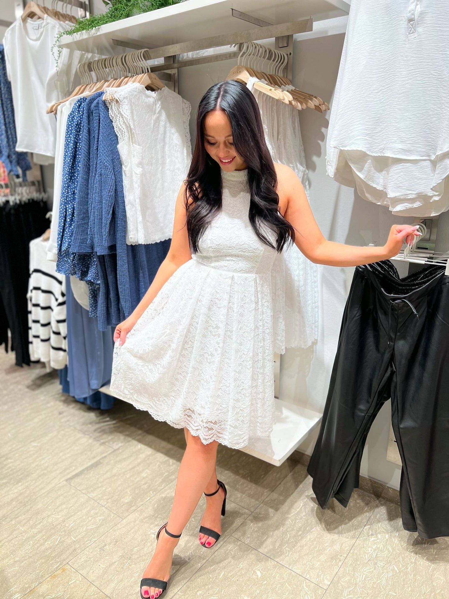 PCLUCY Dress - Bright White