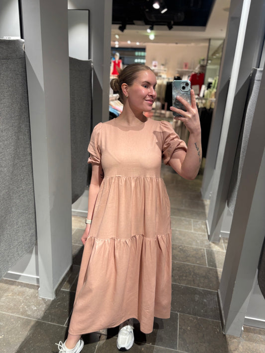 VISUMMER Midi Dress - Pale Mauve