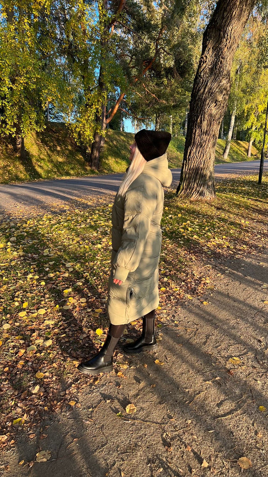 PCJORDYNN Coat - Deep Lichen Green