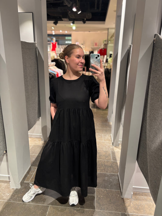 VISUMMER Midi Dress - Black
