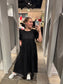 VISUMMER Midi Dress - Black
