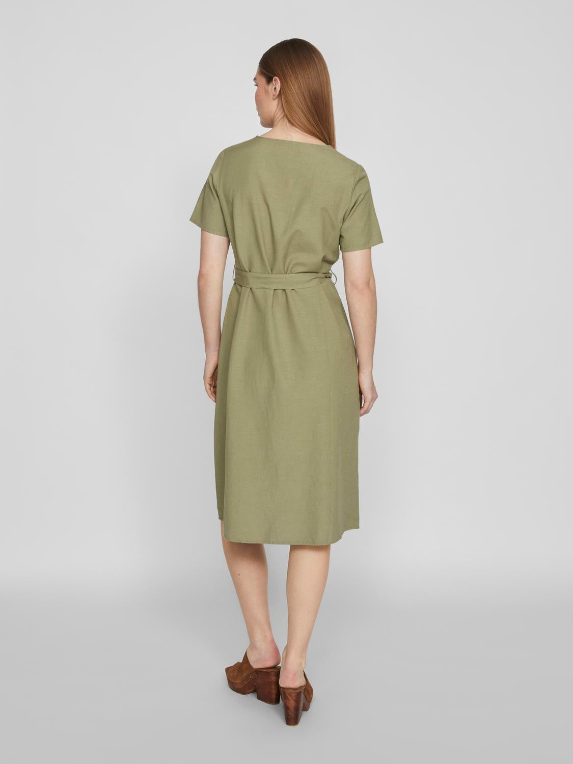 VIPRISILLA Midi Dress - Oil Green