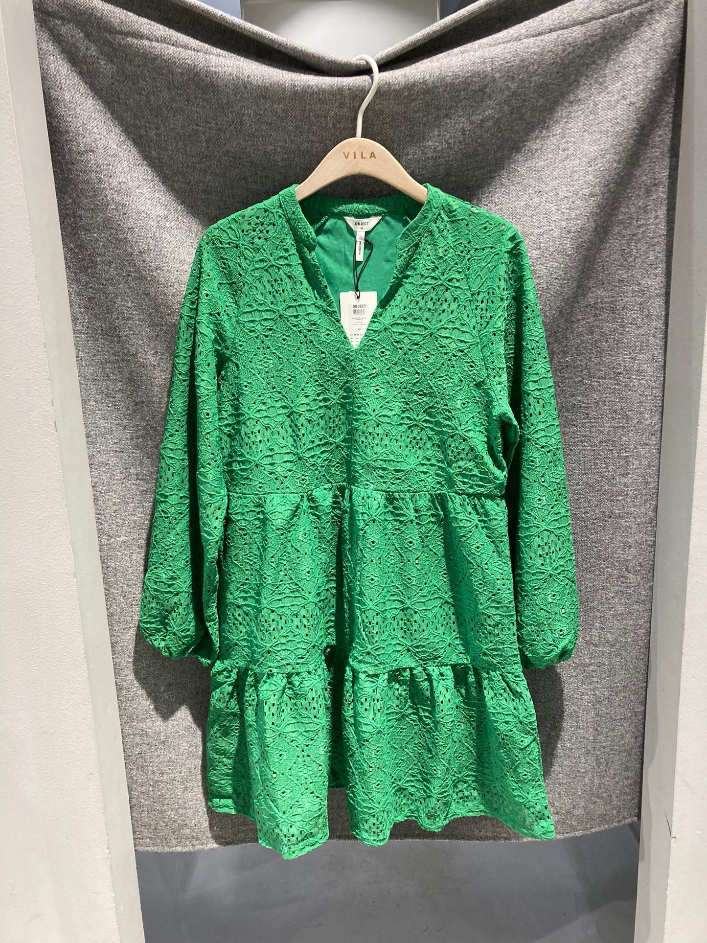 OBJFEODORA Dress - Fern Green