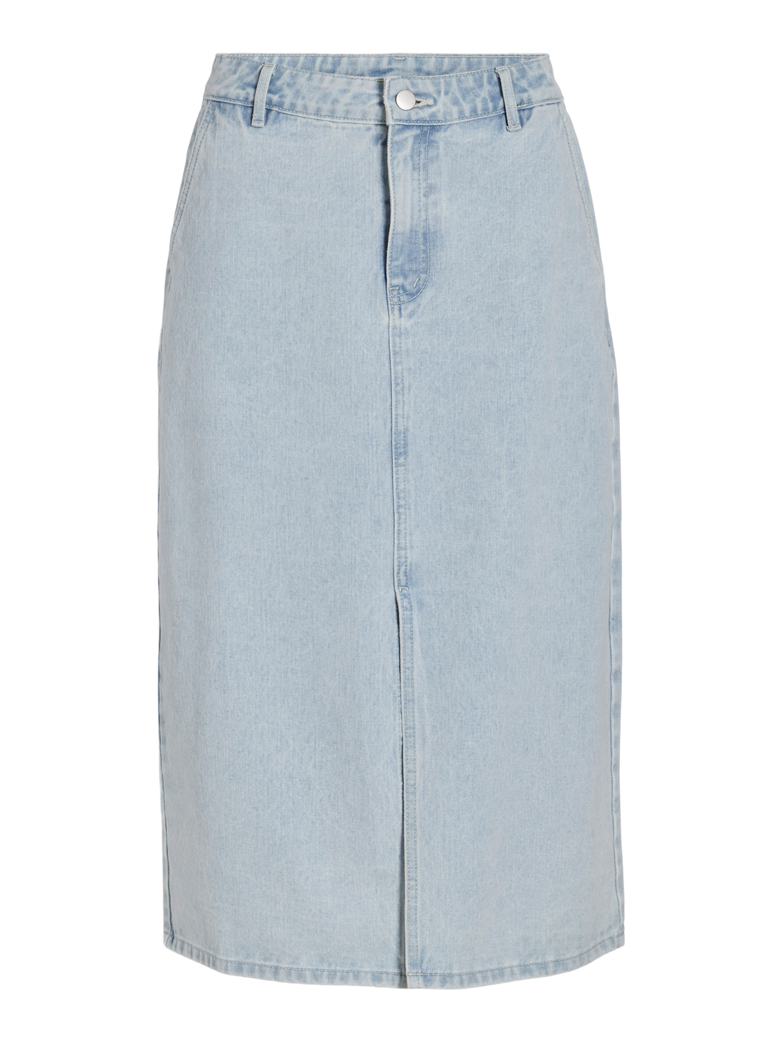 VIKIRA Skirt - Light Blue Bleached Denim
