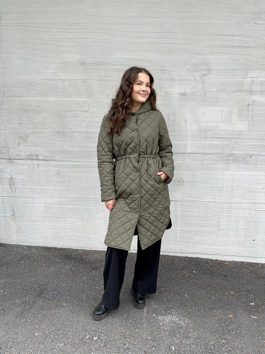 VIGALIA Coat - Dusty Olive