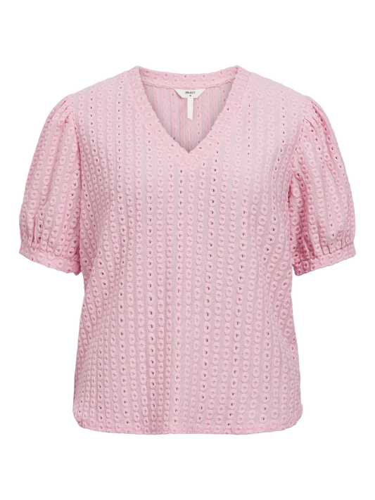 OBJFEODORA T-Shirts & Tops - Pink Frosting