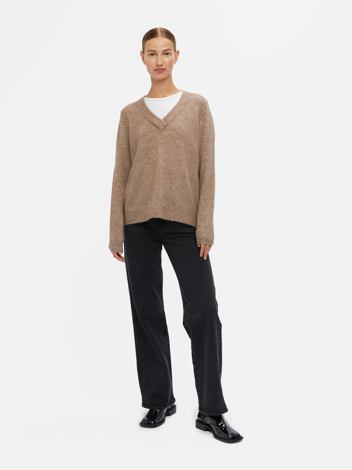 OBJELLIE Pullover - Fossil