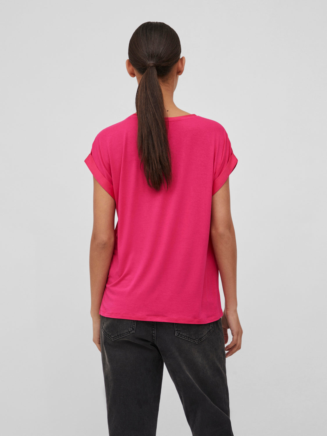 VIELLETTE T-shirts & Tops - Pink Yarrow