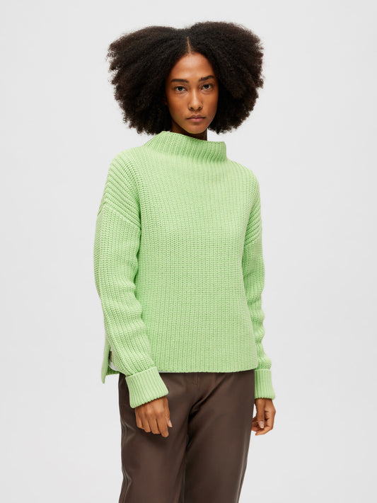 SLFSELMA Pullover - Pistachio Green