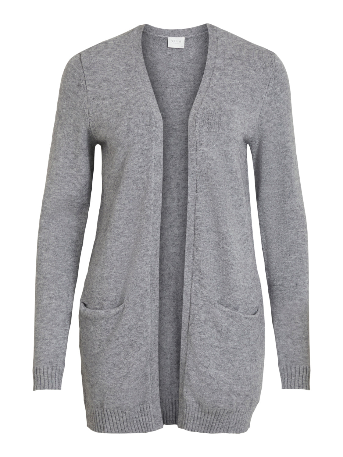 VIRIL Cardigan - medium grey melange