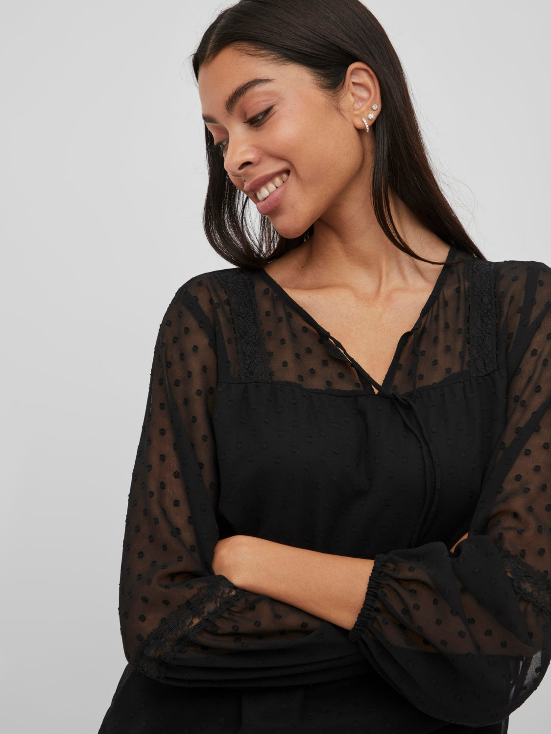 VIEDEE T-shirts & Tops - Black