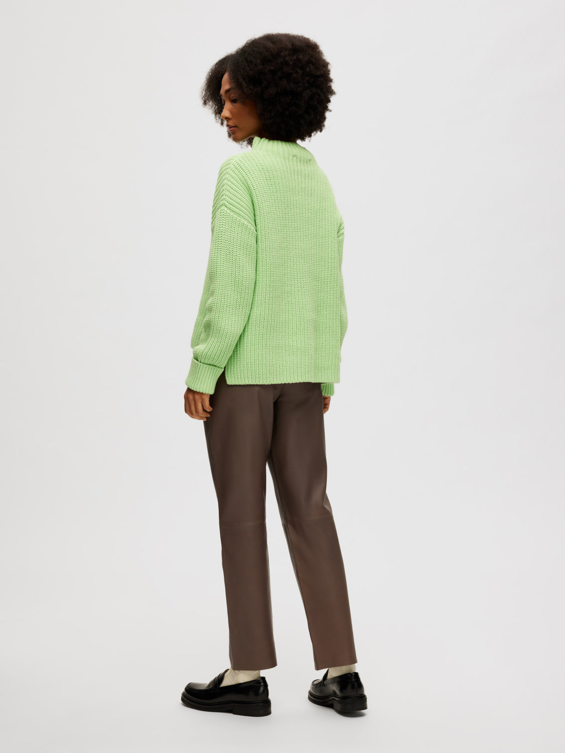 SLFSELMA Pullover - Pistachio Green