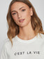 VIFREEDA T-Shirt - Cloud Dancer