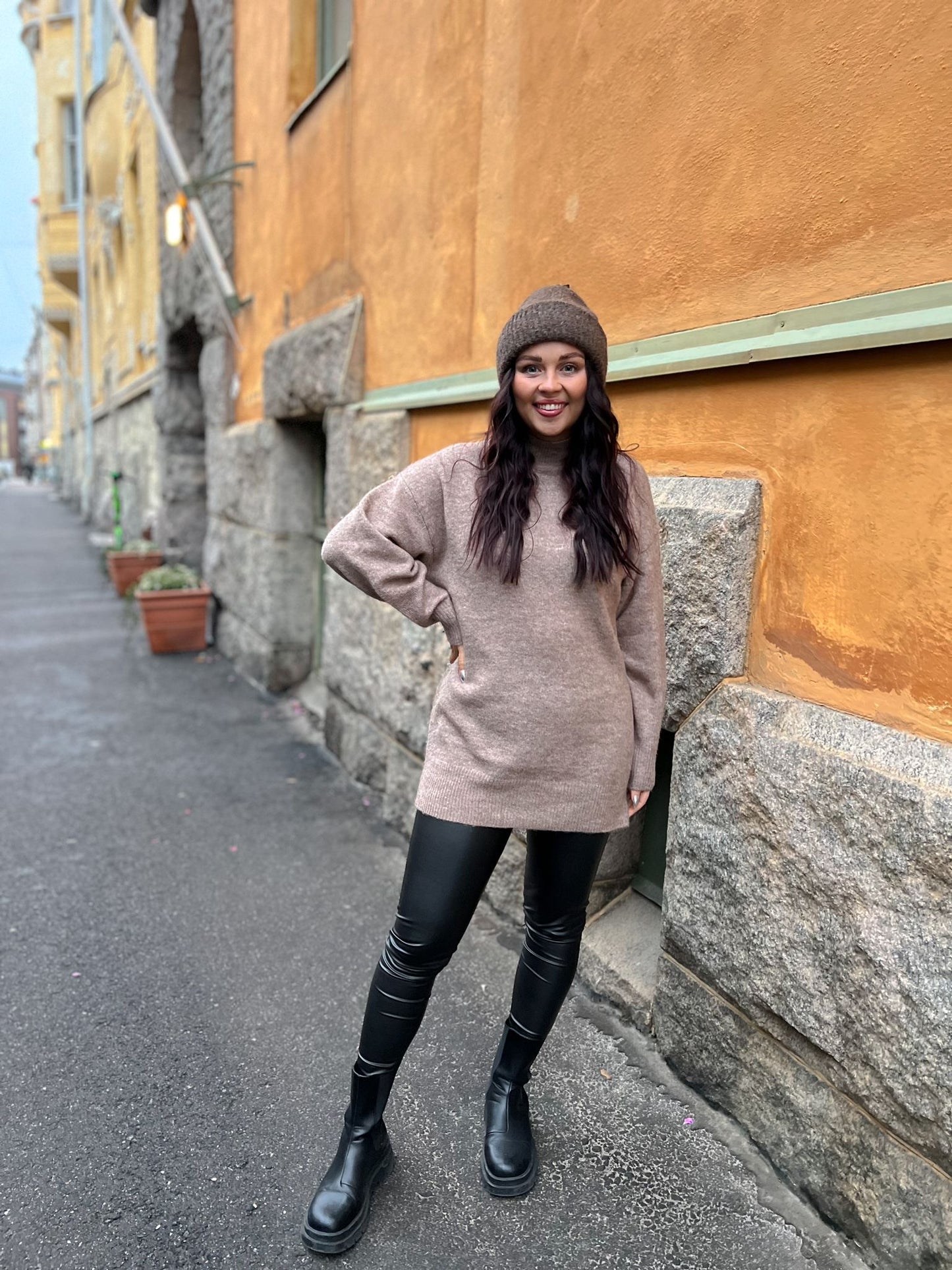 OBJELLIE Pullover - Fossil