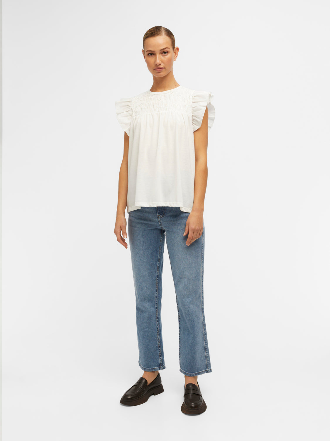 OBJLIPA T-Shirts & Tops - Cloud Dancer