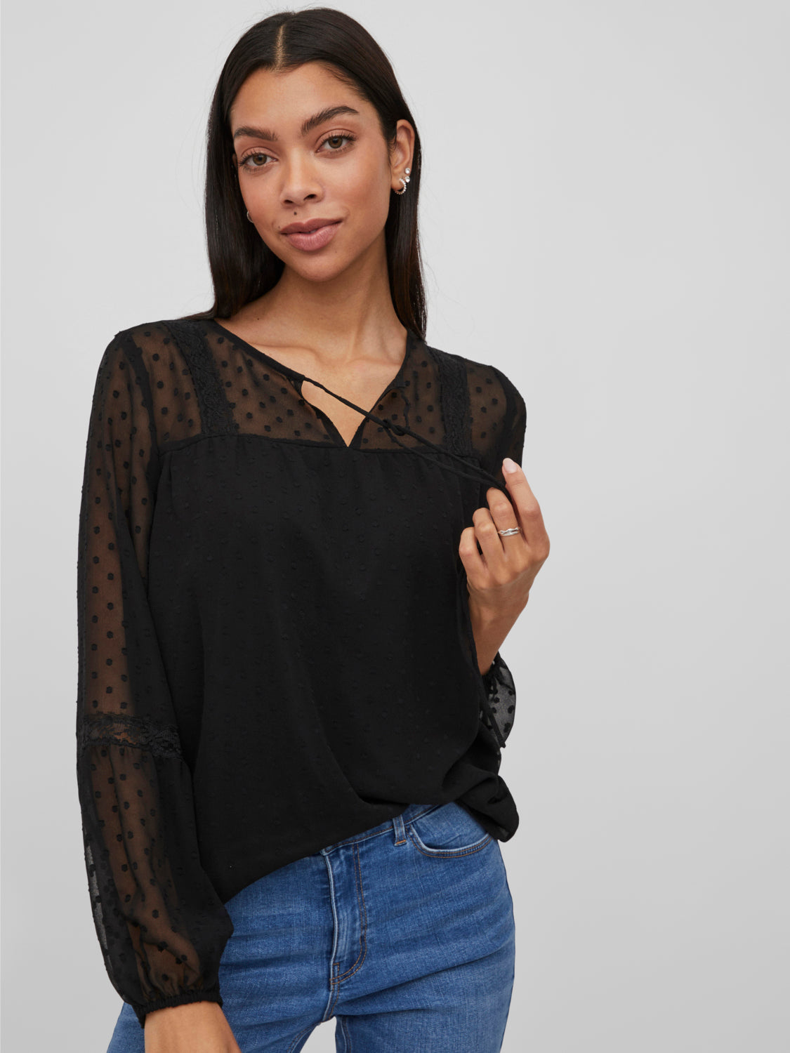 VIEDEE T-shirts & Tops - Black
