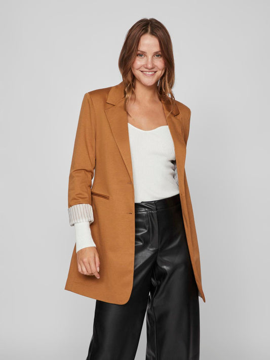 VISAGA Blazer - Tobacco Brown